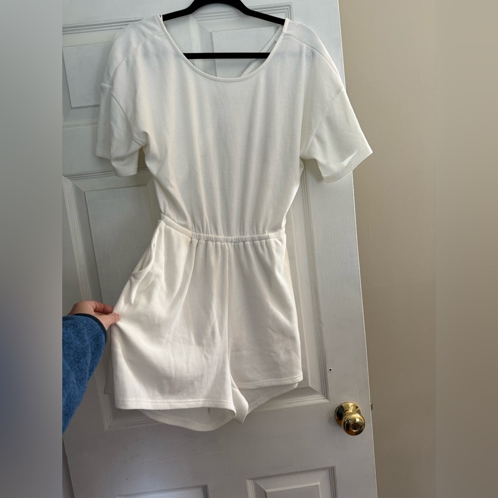 white romper